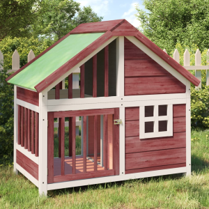 vidaXL Dog Kennel Mocha 96x60.5x87 cm Solid Wood Pine