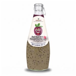 Venufit Basil Seed Drink – Passion Fruit Flavour, 300 ml