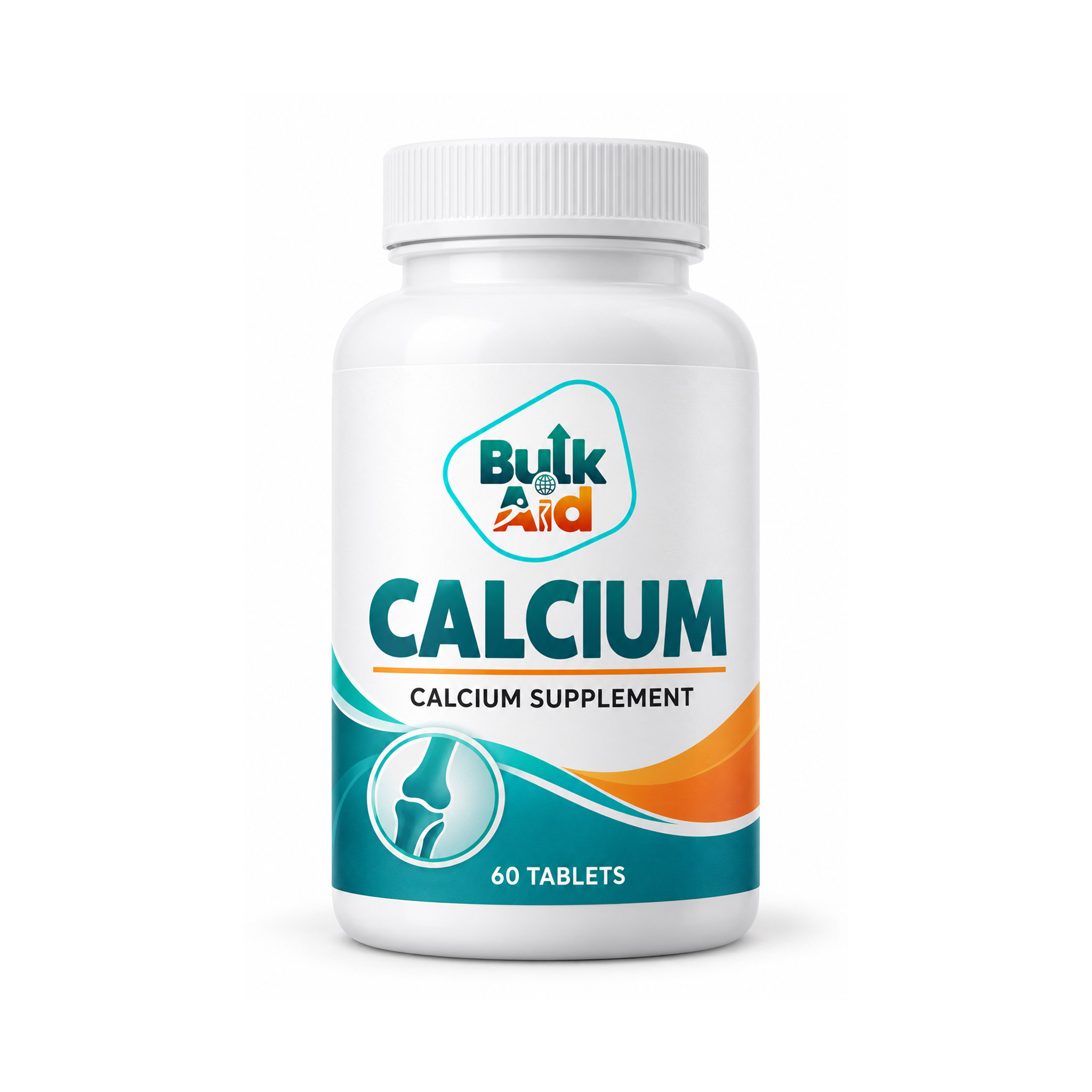 Bulk Aid Calcium Supplements – 60 Tablets